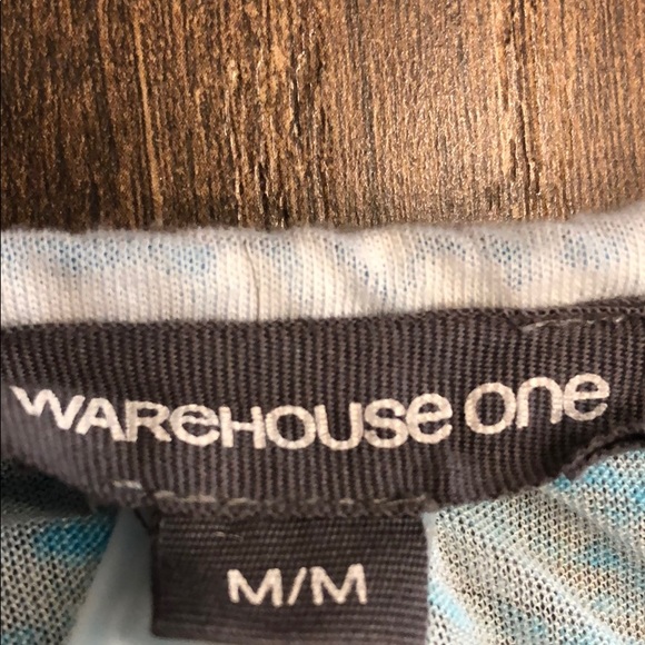 Warehouse One Elephant Sheer Shirt Size M - Picture 4 of 5